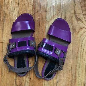 Still Avail- Like new MARNI violet purple sandals
